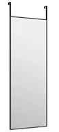 Lustra - Prostokątne Czarne Lustro Wiszące Na Drzwi W4-B32 - miniaturka - grafika 1