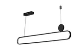 Lampy sufitowe - Lampa wisząca ledowa Nicodemo AZ5450 39W czarna - miniaturka - grafika 1