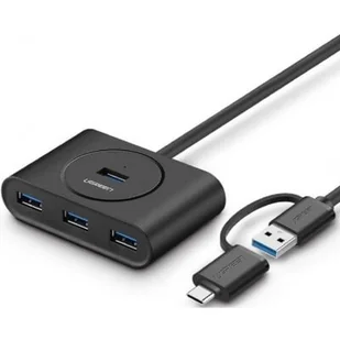 UGREEN UGREEN 4-portowy HUB USB 3.0 + USB-C 3.1 OTG - Huby USB - miniaturka - grafika 2