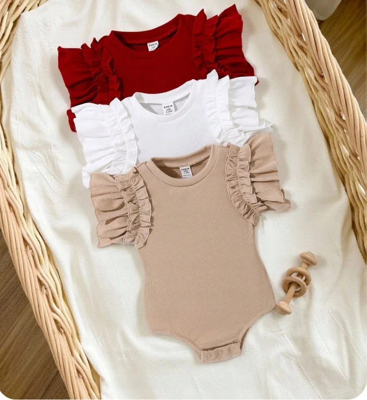 SHEIN BIAŁE BAWEŁNIANE BODY NIEMOWLĘCE NA SPRZĄCZKI 74/80 1MA