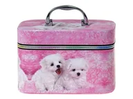 Kosmetyczki, organizery i kuferki - Adar Kuferek S z lusterkiem na zamek 19x11x10cm - gadżet - miniaturka - grafika 1