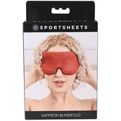 Akcesoria do bielizny - Sportsheets Saffron blindfold opaska na oczy red - miniaturka - grafika 1