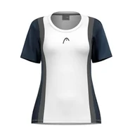 Koszulki i topy damskie - HEAD Club 25 Tech T-shirt damski, granatowy/biały - miniaturka - grafika 1