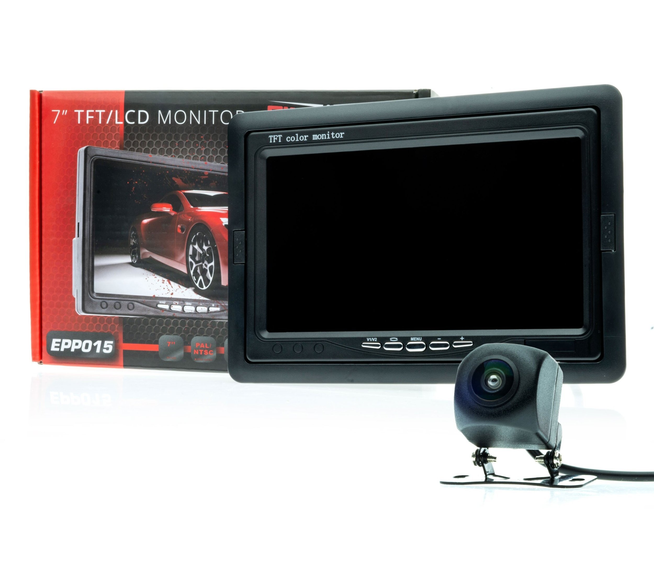 Einparts Automotive EINPARTS ZESTAW MONITOR TFT LCD 7 CALI Z KAMERĄ COFANIA AHD DO PARKOWANIA