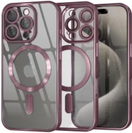 Etui i futerały do telefonów - Etui Supero TPU Acrylic z MagSafe do iPhone 16 Pro, różowe - miniaturka - grafika 1