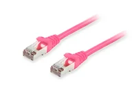 Patchcordy - Equip 606902 kabel sieciowy Różowy 0,5 m Cat6a S/FTP (S-STP) - miniaturka - grafika 1