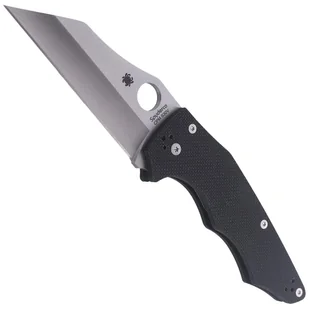 Nóż składany Spyderco YoJumbo G-10 Black Plain (C253GP) - Noże - miniaturka - grafika 4
