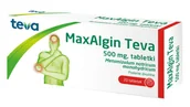 Przeciwbólowe - Teva Maxalgin 0,5 g, 20 tabletek  3631023 - miniaturka - grafika 1