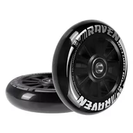 Akcesoria do skatingu - Kółka Do Hulajnogi Raven Slick Black 100Mm 2Szt - miniaturka - grafika 1