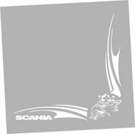 Akcesoria motoryzacyjne - Naklejki narożniki na boczne szyby Scania Gryf - miniaturka - grafika 1