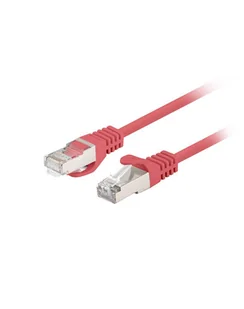 Patchcord Lanberg FTP kat.6 1m czerwony 10-pack - Patchcordy - miniaturka - grafika 1