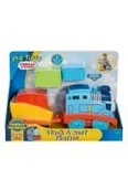 Pociągi dla dzieci - Mattel TF Mój pierwszy Tomek z klockami FKM92 p2 - miniaturka - grafika 1