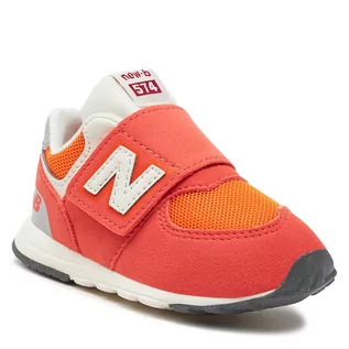 Buty dla chłopców - Sneakersy New Balance NW574RCB Pomarańczowy - grafika 1