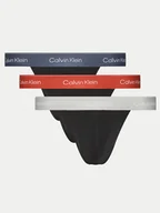 Majtki męskie - Calvin Klein Underwear Komplet 3 par stringów LV00NB4386 Czarny - miniaturka - grafika 1