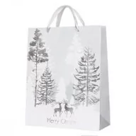 Opakowania i torebki na prezenty - Torba papierowa Merry Christmas 26 x 32 cm - miniaturka - grafika 1