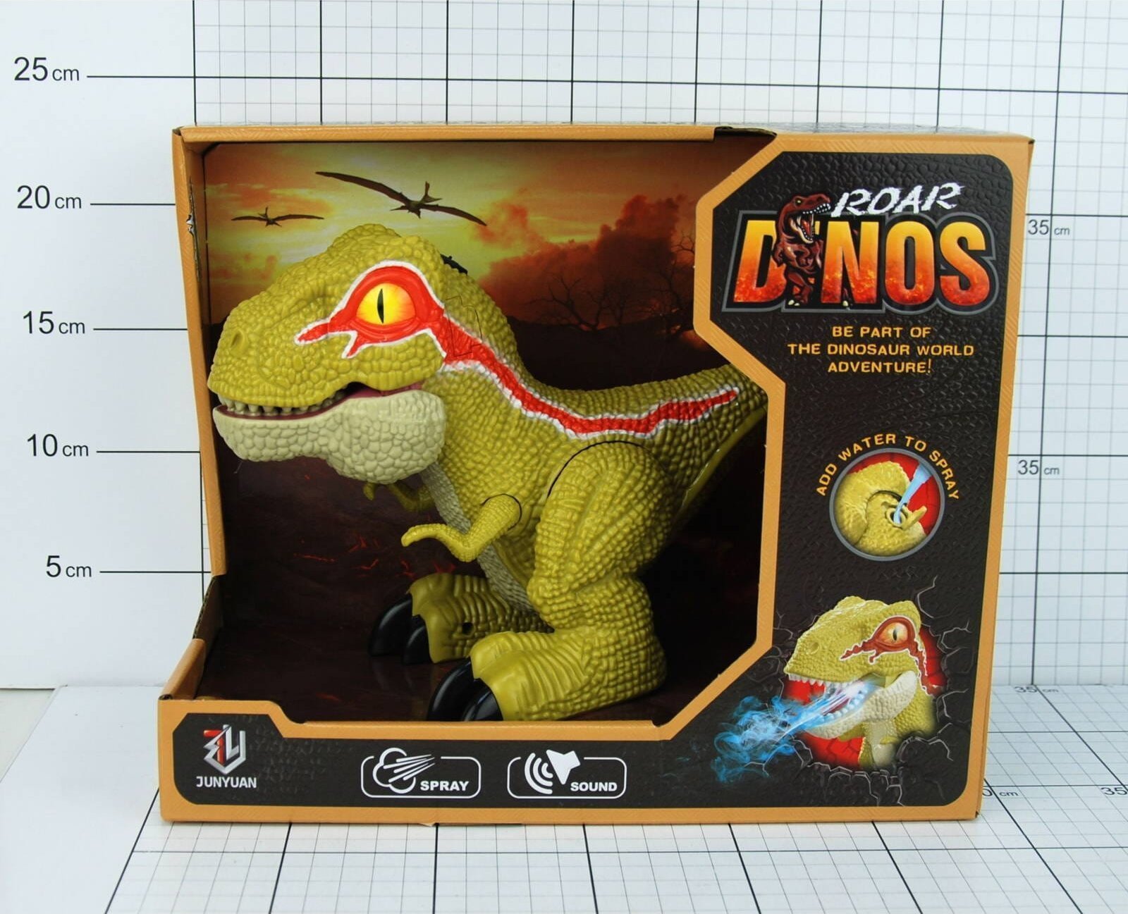 Dromader DINOZAUR NA BATERIE W PUDEŁKU