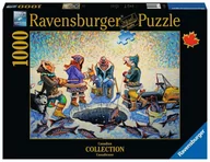 Puzzle - Ravensburger Puzzle 2D 1000 elementów Łowienie pod lodem GXP-811888 - miniaturka - grafika 1
