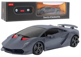 Auto Sportowe Rc 1:24 Zdalnie Sterowane Lamborghini Sesto Elemento Szare - Zabawki zdalnie sterowane - miniaturka - grafika 1