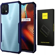 Etui i futerały do telefonów - Etui Pancerne Spacecase Beetle Przezroczyste Plecki Case Pokrowiec Obudowa Realme 7I / Narzo 30A Niebieski - miniaturka - grafika 1