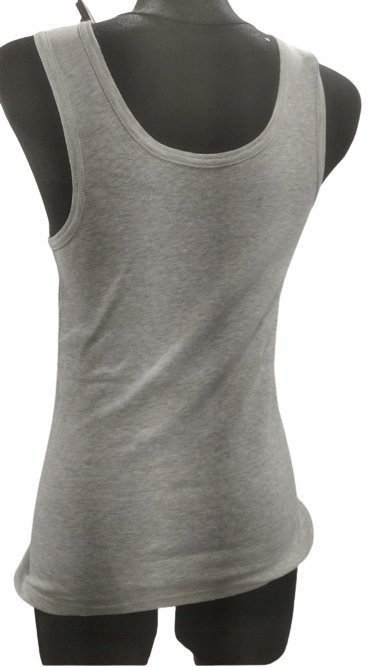 PODKOSZULEK MĘSKI NA RAMIĄCZKACH BAWEŁNA SZARY XL