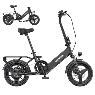 HillMiles Mile 1 Electric Bike 250W Motor 36V 10,4Ah Battery 14 inch Tires 25km/h Max Speed 60km Range - Rowery elektryczne - miniaturka - grafika 1