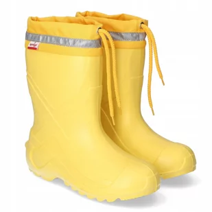 Kalosze dziecięce piankowe żółte roz. 26/27 Giallo - Buty dla dziewczynek - miniaturka - grafika 1