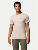 Koszulki męskie - Columbia T-Shirt Rapid Ridge 1934824 Beżowy Regular Fit - miniaturka - grafika 1