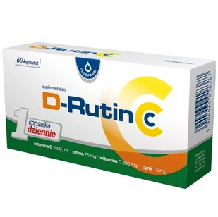 D-Rutin CC x60 kapsułek - Przeziębienie i grypa - miniaturka - grafika 1