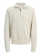 Swetry męskie - Jack & Jones Sweter "Milano" w kolorze kremowym - miniaturka - grafika 1