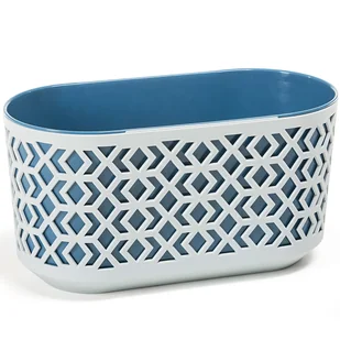 Doniczka osłona skrzynka na kwiaty geometryczny wzór 60cm Szary wkład morski - Donice Doniczka osłona skrzynka na kwiaty geometryczny wzór 60cm Szary wkład morski - Donice - miniaturka - grafika 1