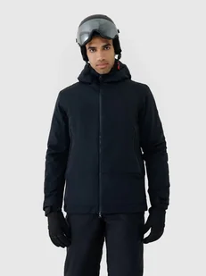Kurtka narciarska męska z kapturem 4F 4FSAW24TTJAM0859-20S Czarny M - Kurtki narciarskie Kurtka narciarska męska z kapturem 4F 4FSAW24TTJAM0859-20S Czarny M - Kurtki narciarskie - miniaturka - grafika 1