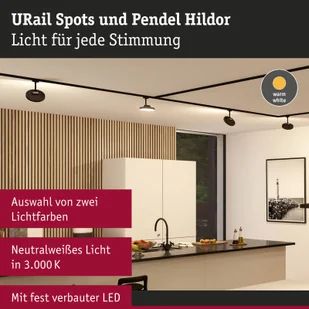 Paulmann URail Hildor spot LED czarny 3 000 K - Akcesoria do oświetlenia - miniaturka - grafika 5