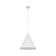 Lampy sufitowe - Uniwersalna, biała lampa wisząca ⌀32cm TK 10009 z serii CONO - miniaturka - grafika 1