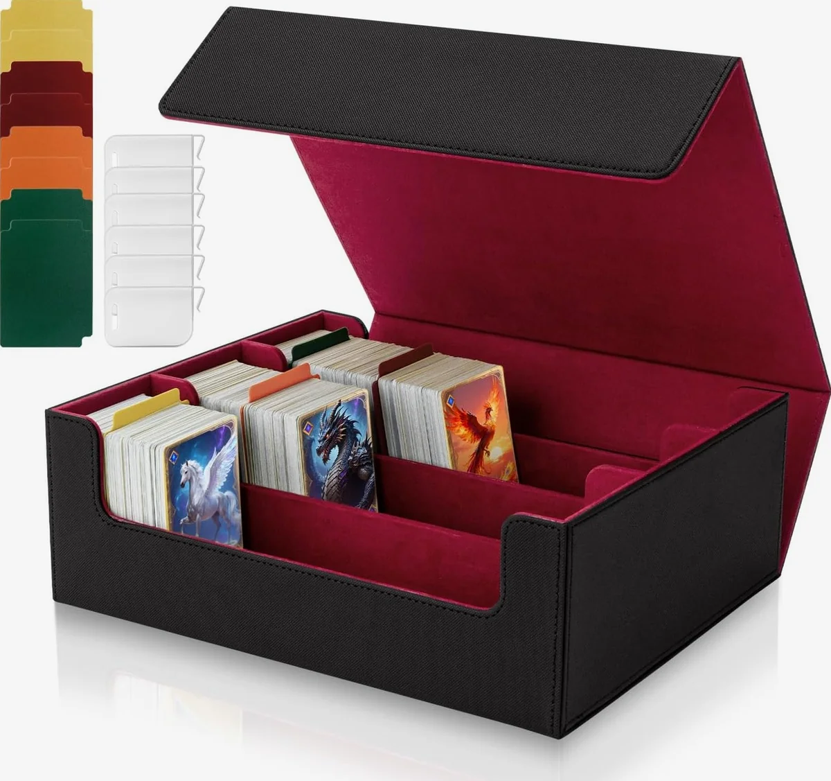 PUDEŁKO NA KARTY 1800 SZTUK ETUI ALBUM ORGANIZER ZAMYKANE POJEMNIK