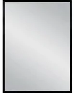 Lustra - Lustro łazienkowe w czarnej ramie aluminiowej 60x80cm - miniaturka - grafika 1