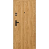 Drzwi zewnętrzne - Sella Drzwi wewnętrzne wejściowe drewniane Dąb Naturalny 80 prawe - miniaturka - grafika 1