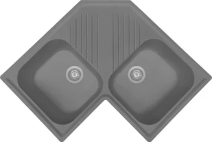 Zlew PLADOS ATLANTIC TITANIUM METAL (szary metalik 42) (FTA832042) - Zlewozmywaki - miniaturka - grafika 1