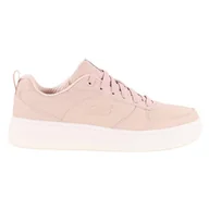 Buty trekkingowe damskie - Buty na co dzień damskie SKECHERS SPORT COURT 92 ILLISTRIOUS eko skóra - miniaturka - grafika 1