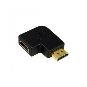 Logilink Adapter HDMI AH0008 kątowy 90°, HDMI (F)> HDMI (M) KKLKKPBV0070 [1364624] - Adaptery i przejściówki - miniaturka - grafika 1