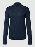 Swetry męskie - Sweter z dzianiny ze stójką model ‘NOLAN’ - miniaturka - grafika 1