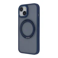 Etui i futerały do telefonów - Etui TECTO SHIELD Secure Spinning Mag do Apple iPhone 14 Przezroczysto-granatowy - miniaturka - grafika 1
