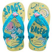 Buty dla dziewczynek - Havaianas Baby Peppa Pig, Japonki Unisex-Bimbi 0-24, Beżowy, 21 EU - miniaturka - grafika 1