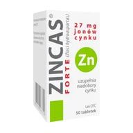 Witaminy i minerały - Farmapol Zincas forte x 50 tabl |  OD 199 PLN! - miniaturka - grafika 1