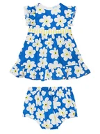 Sukienki i spódniczki dla dziewczynek - Original Marines Sukienka codzienna DFP1063NF Niebieski Regular Fit - miniaturka - grafika 1