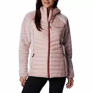 Columbia Damska kurtka Powder Lite Sherpa Hybrid zapinana na zamek, różowa (Dusty Pink), S - Kurtki damskie - miniaturka - grafika 1