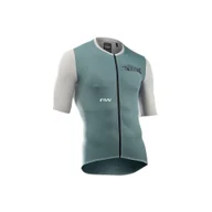 Koszulki rowerowe - Koszulka rowerowa mtb gravel NORTHWAVE Essence Evo Jersey UPF50 zielony - miniaturka - grafika 1