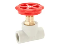 Akcesoria hydrauliczne - PP R PN25 ZAWÓR PROSTY, GRZYBKOWY 20MM - miniaturka - grafika 1