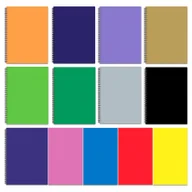 Szkolne artykuły papiernicze - Tadeo Trading BRULION W TWARDEJ OPRAWIE W SPIRALI 80K KR.A4 PASTELOWY [opakowanie=5szt] AB546TT - miniaturka - grafika 1