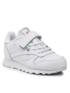 Reebok Buty Cl Lthr 1V GZ5257 Biały - Buty dla dziewczynek - miniaturka - grafika 1