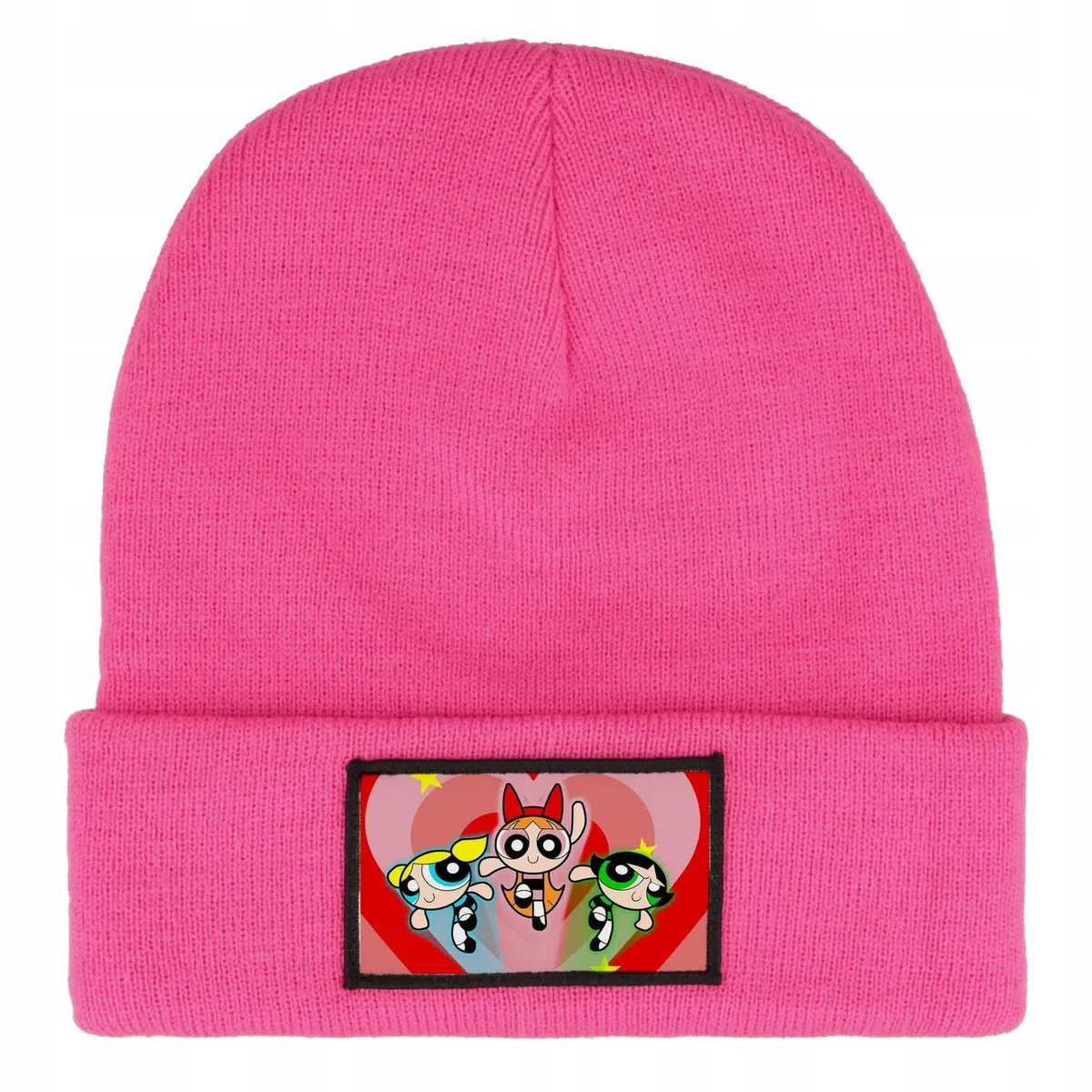 Czapka Zimowa Dziecięca ENERGIA ATOMÓWEK Kreskówki Prezent Wzory Różowa